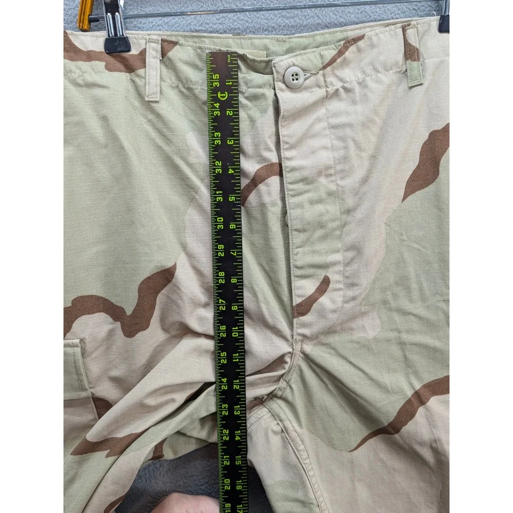 US Military Desert Camo Cargo Pants BDU Ripstop Size XL Long Adjustable Waist